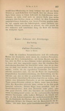 243-271 Kaiser Julianus der Abtrünnige