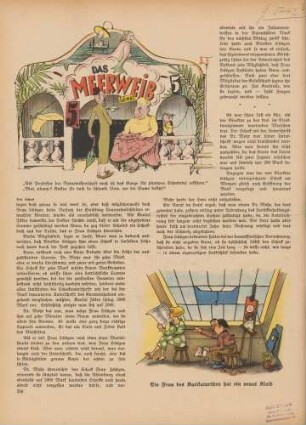 "Das Meerweib" "Die Frau des Karikaturisten hat ein neues Kleid"