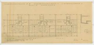 Wohnhäuser Hohenstaufenstraße / Schwäbische Straße 27-29 / Starnberger Straße 7 / Lindauer Straße 1-2, Berlin-Schöneberg: Grundriss Kellergeschoss Schwäbische Straße 1:100