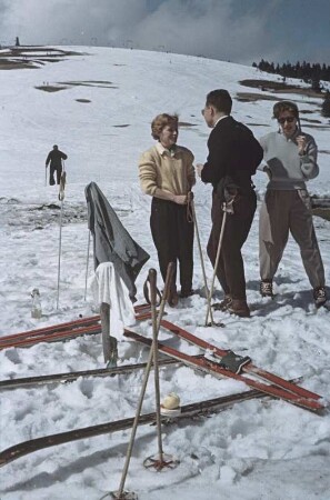 Feldberg. Skifahrer