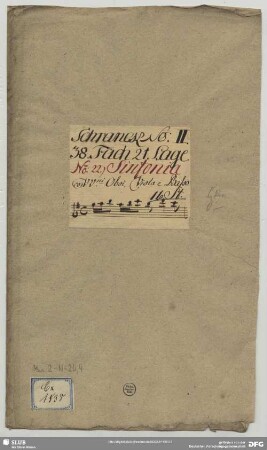 Symphonies - Mus.2-N-20,4 : strings, woodwinds, bc - G