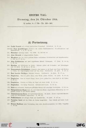 A)Fortsetzung (Nr. 208-290)