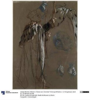Wilhelm I. Studie zum Gemälde "Krönung Wilhelms I. in Königsberg"