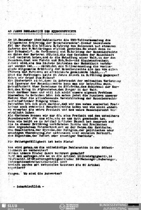 40 Jahre Deklaration der Kirchenrechte