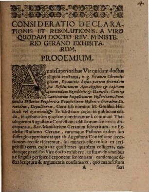 Johannis Gerhardi ... Tractatus theol. in quo praecipua chiliasmi fundamenta solide destruuntur, pariterque, de Gog & Magog, item de universali Judaeorum conversione uberius disseritur