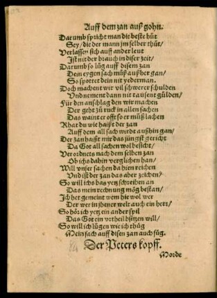 Der Peters kopff.