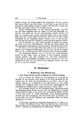 Weltkrieg und Erziehung : [Mitteilungen]