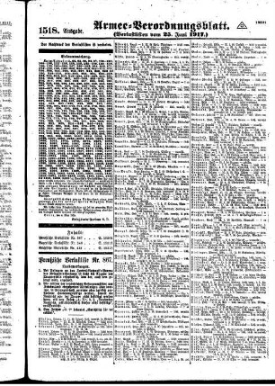1518.Ausgabe. Montag, 25. Juni 1917