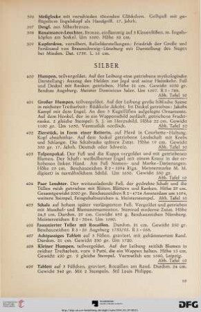 Silber (Nr. 400-424)