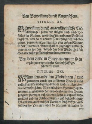 Titulus XXI. - XXVI.