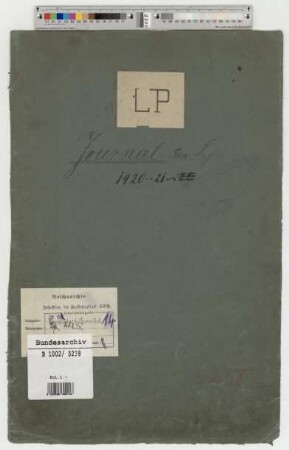 Geschäftstagebuch der Reg. ???? Landespolizei (Abwicklung): Nr. 1-359