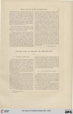 7: Notes sur le Salon de Bruxelles, [2]