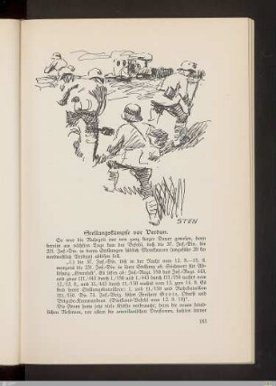 Stellungskämpfe vor Verdun