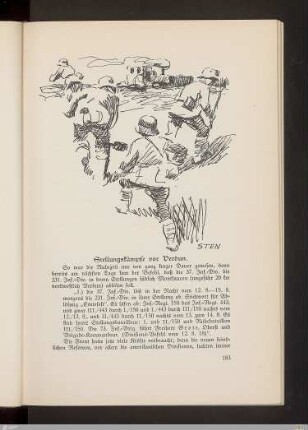 Stellungskämpfe vor Verdun