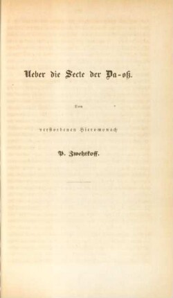 Ueber die Secte der Da-oß