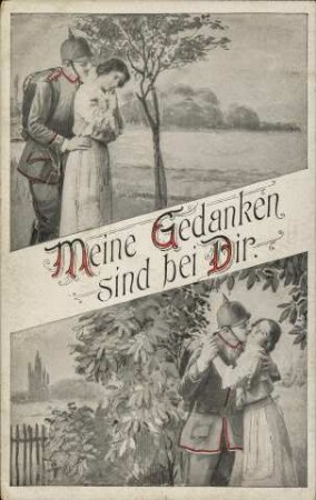 Meine Gedanken sind bei Dir.