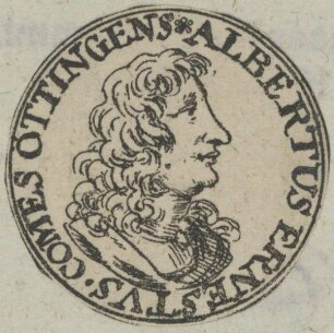 Bildnis des Albertus Ernestvs, Comes Oettingens
