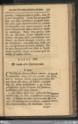 Caput XIII. De modo alios Convincendi