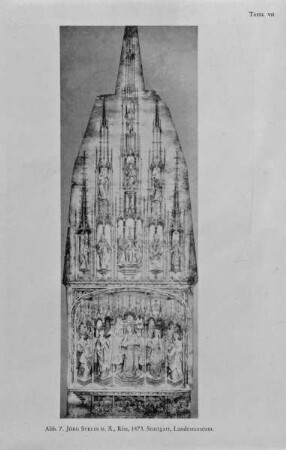 Visierung zum Hochaltar des Ulmer Münsters?