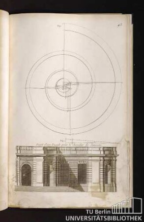 Projet d´une Facade pour le Chevalier de Janseen