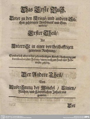 Neu-erfundene Mathematische und Optische Curiositäten.