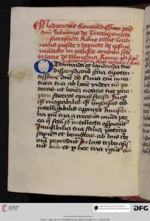 Johannes de Turrecremata, Meditationes (Contemplationes) positae in claustro S. Mariae supra Minervam