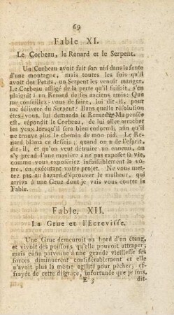 Fable XII. La Grue et l'Ecrevisse