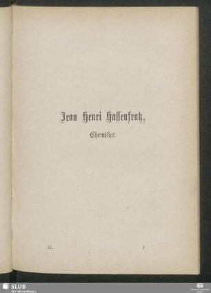 Jean Henri Hassenfratz, Chemiker