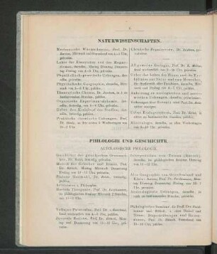 Philologie Und Geschichte.