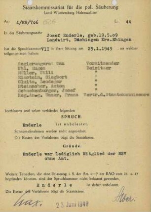Enderle, Josef
