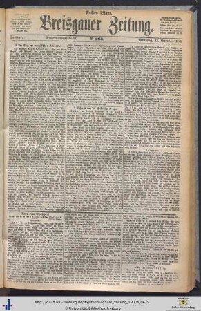 11.11.1900 (Erstes Blatt)