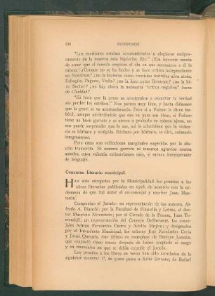 Concurso literario municipal