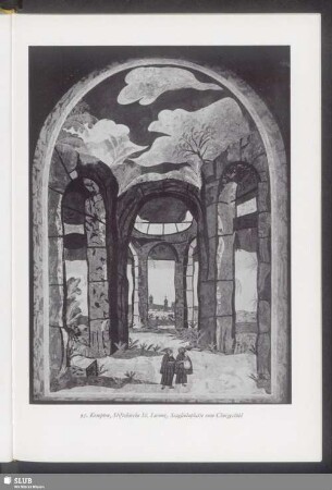 Kempten, Stiftskirche St. Lorenz, Scagliolaplatte vom Chorgestühl