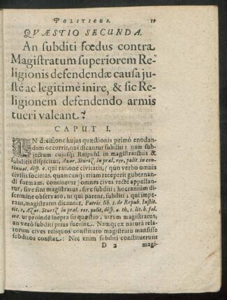 Quaestio Secunda.