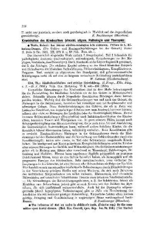 Krankheiten des Kindesalters : (einschl. allgem. Pathologie und Therapie)