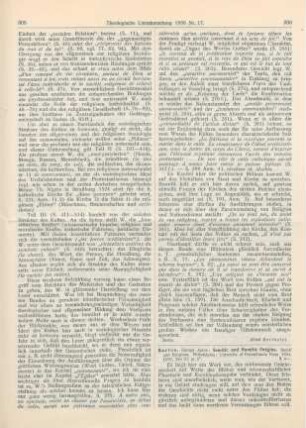 306-310 [Rezension] Barton, George A., Semitic and hamitic origins