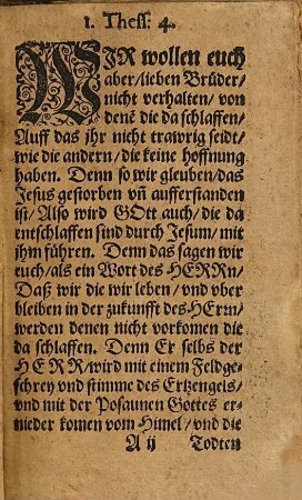 Eine tröstliche Predigt, vber der seligen Leich, Doctoris Martini Luthers, Gethan zu Eißleben den 19. Februarij, vnd zu Halle widerholet, 1546.