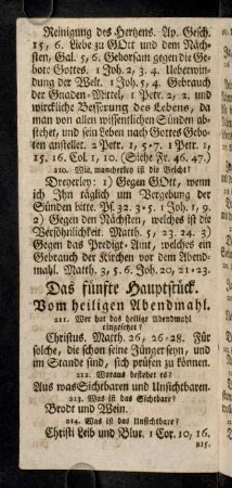 C7v-C9v, Das fuenfte Hauptstueck (211 - 235)