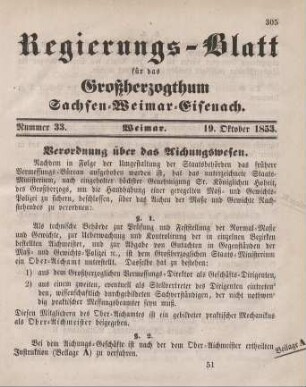 Nr. 33 : 19. Oktober 1853