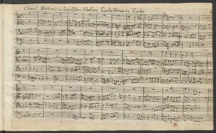 Choral Wen wir in hoechsten Noethen Canto Fermo in Canto