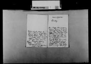 Schreiben von Richard Fleischer, Dresden, an August Lamey: Bitte um einen Artikel für die "Deutsche Revue".