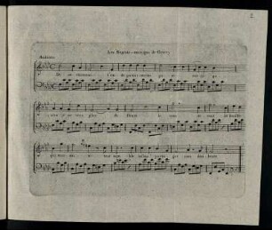 Les Regrets - musique de Gretry