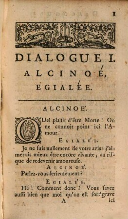 Dialogues des morts : d'un tour nouveau ; pour l'instruction des vivans, sur plusieurs matieres importantes