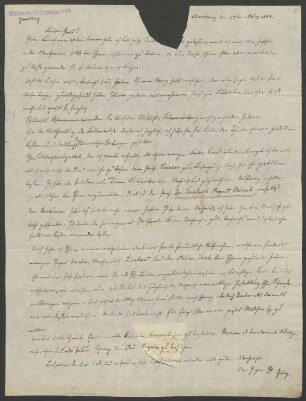Brief an Wilhelm Grimm : 27.03.1817-19.04.1821