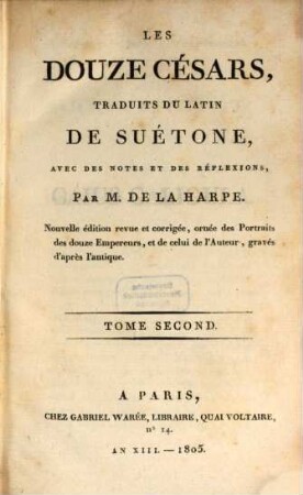 Les Douze Césars, 2