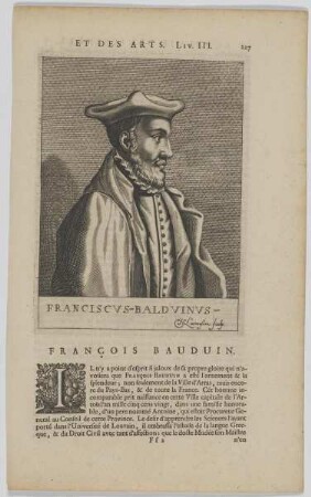 Bildnis des François Bauduin