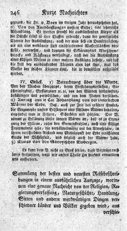 Sammlung der besten und neuesten Reisebeschreibungen in einem Auszuge. Bd.16.