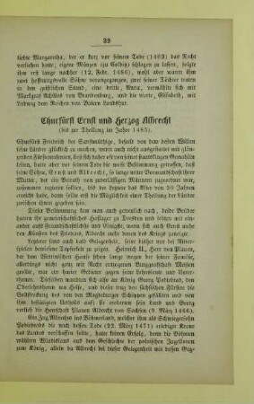 Churfürst Ernst und Herzog Albrecht