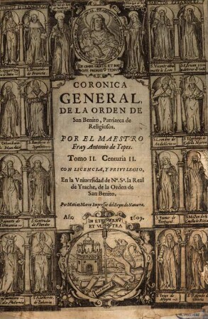 Corónica General De La Orden De San Benito, Patriarca de Religiosos, 2