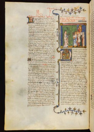 Titelminiatur: Volkszählung der Israeliten vor Moses